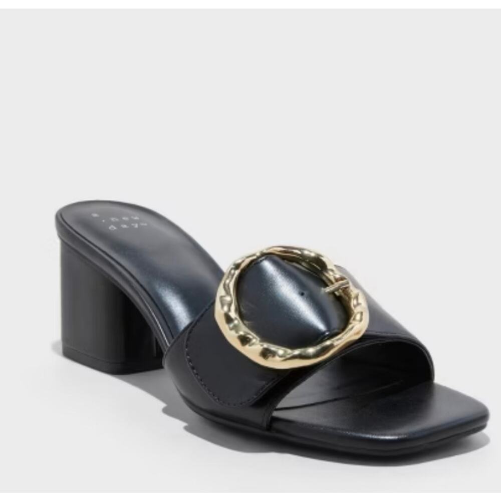 A New Day Diana Block Heel Size 9 Target Buckle New Pump